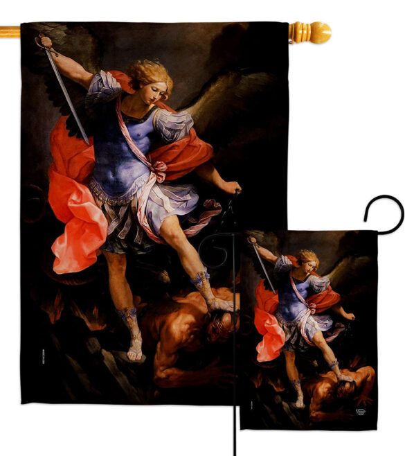 Archangel - Faith & Religious Inspirational Vertical Impressions Decorative Flags HG192559 Made In USA