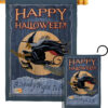 A Spooky Night To All - Halloween Fall Vertical Impressions Decorative Flags HG112063 Made In USA