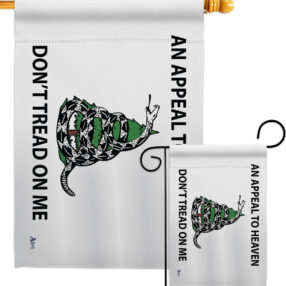 AN Appeal To Heaven Don't Tread On Me - Historic Americana Vertical Impressions Decorative Flags HG140904 Made In USA