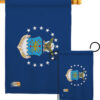 Air Force - Military Americana Vertical Impressions Decorative Flags HG140304 Made In USA