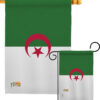 Algeria - Nationality Flags of the World Vertical Impressions Decorative Flags HG140005 Made In USA