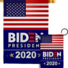 2020 Biden - Patriotic Americana Vertical Impressions Decorative Flags HG170077 Made In USA