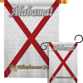 Alabama - States Americana Vertical Impressions Decorative Flags HG108117 Made In USA