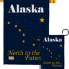 Alaska - States Americana Vertical Impressions Decorative Flags HG108135 Made In USA