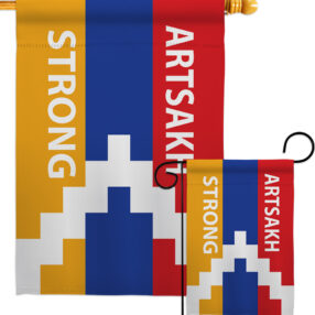 Artsakh Strong - Support Inspirational Vertical Impressions Decorative Flags HG170154 Made In USA