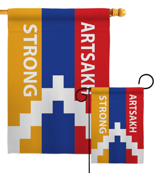 Artsakh Strong - Support Inspirational Vertical Impressions Decorative Flags HG170154 Made In USA