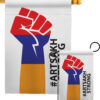 Artsakh Stay Strong - Support Inspirational Vertical Impressions Decorative Flags HG170156 Made In USA